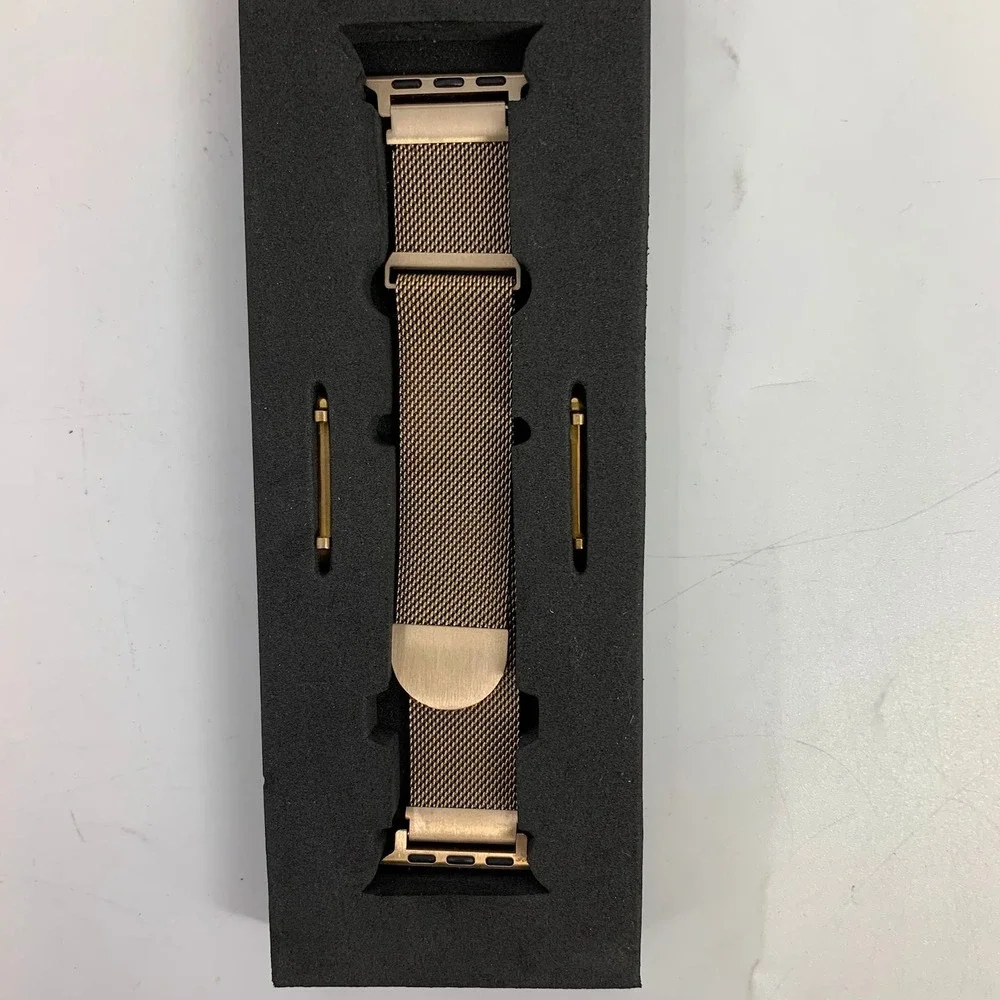 Posh Tech Apple Watch Band Infinity Metal Mesh Strap Fits All‎ Sizes Gold